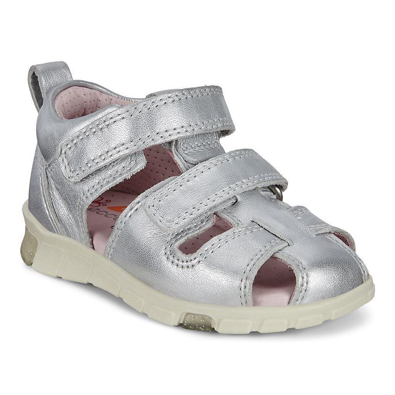 Kids ECCO MINI STRIDE SANDAL - Sandals Metallics - India OHMBXA908